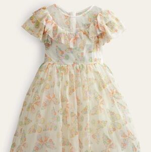 Mini Boden NWT butterfly organza party dress
